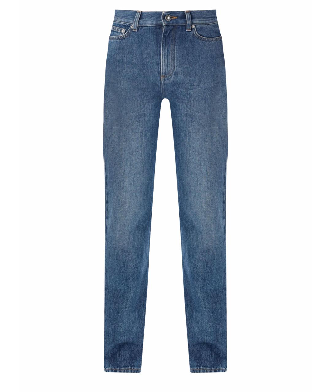 GIVENCHY Синие хлопковые прямые джинсы, фото 1