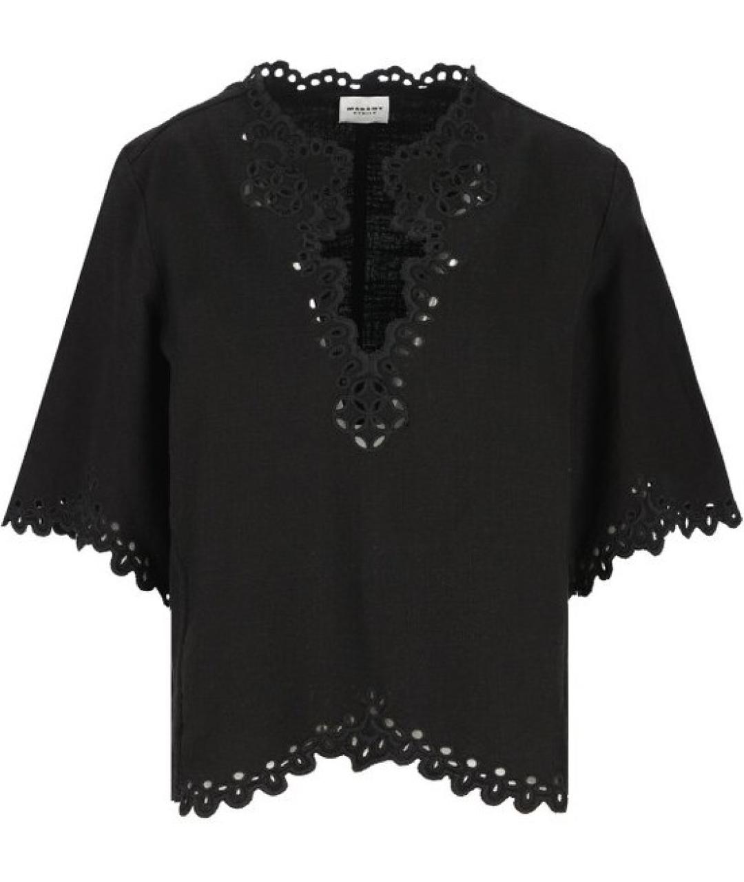 ISABEL MARANT Черная хлопковая футболка, фото 1