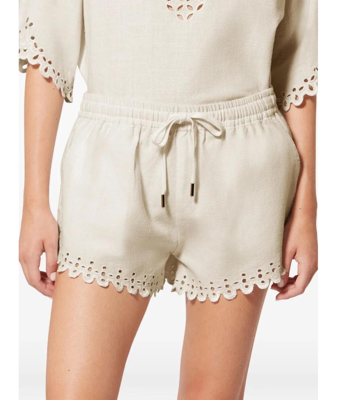 ISABEL MARANT Белые хлопковые шорты, фото 5