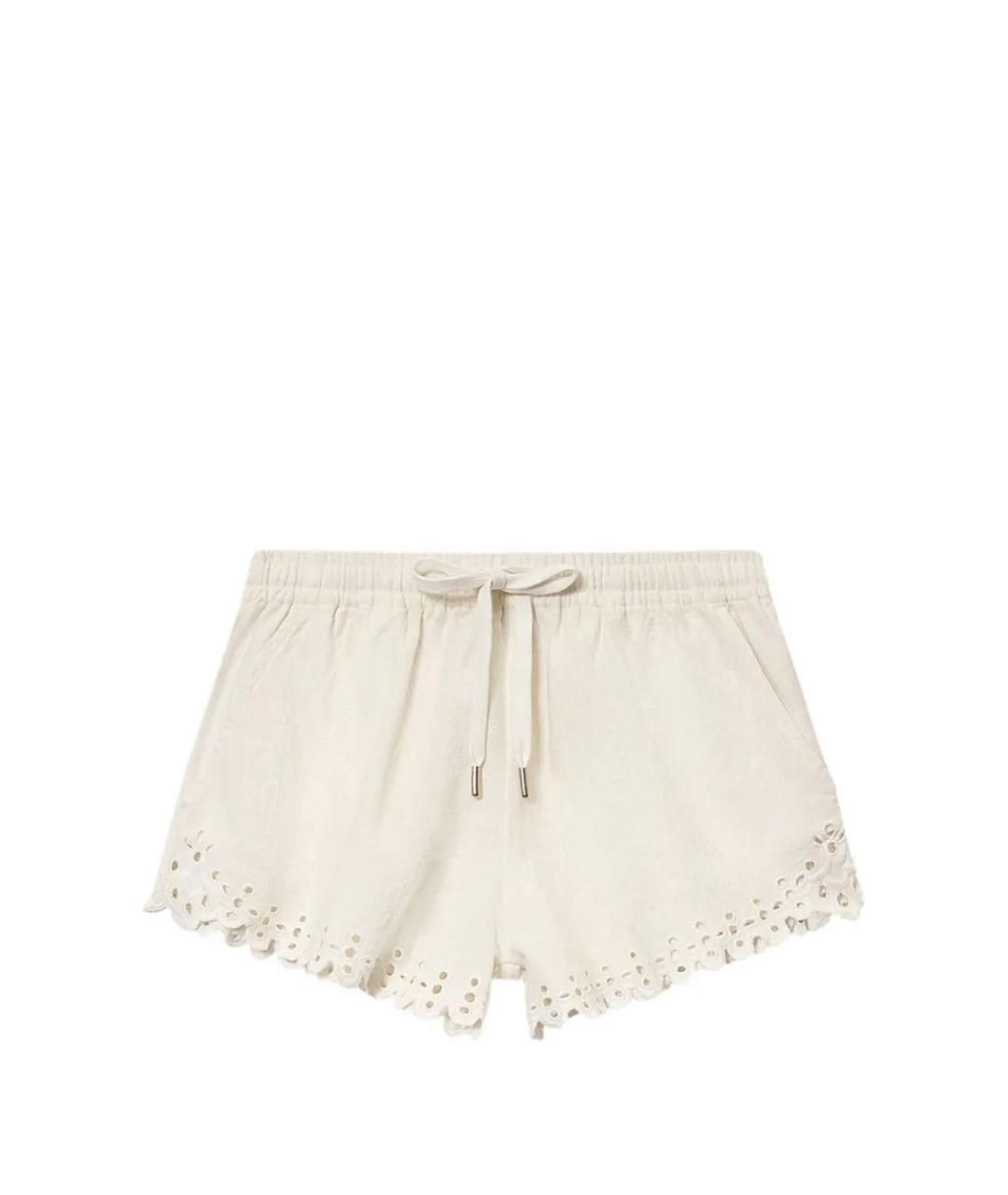 ISABEL MARANT Белые хлопковые шорты, фото 1