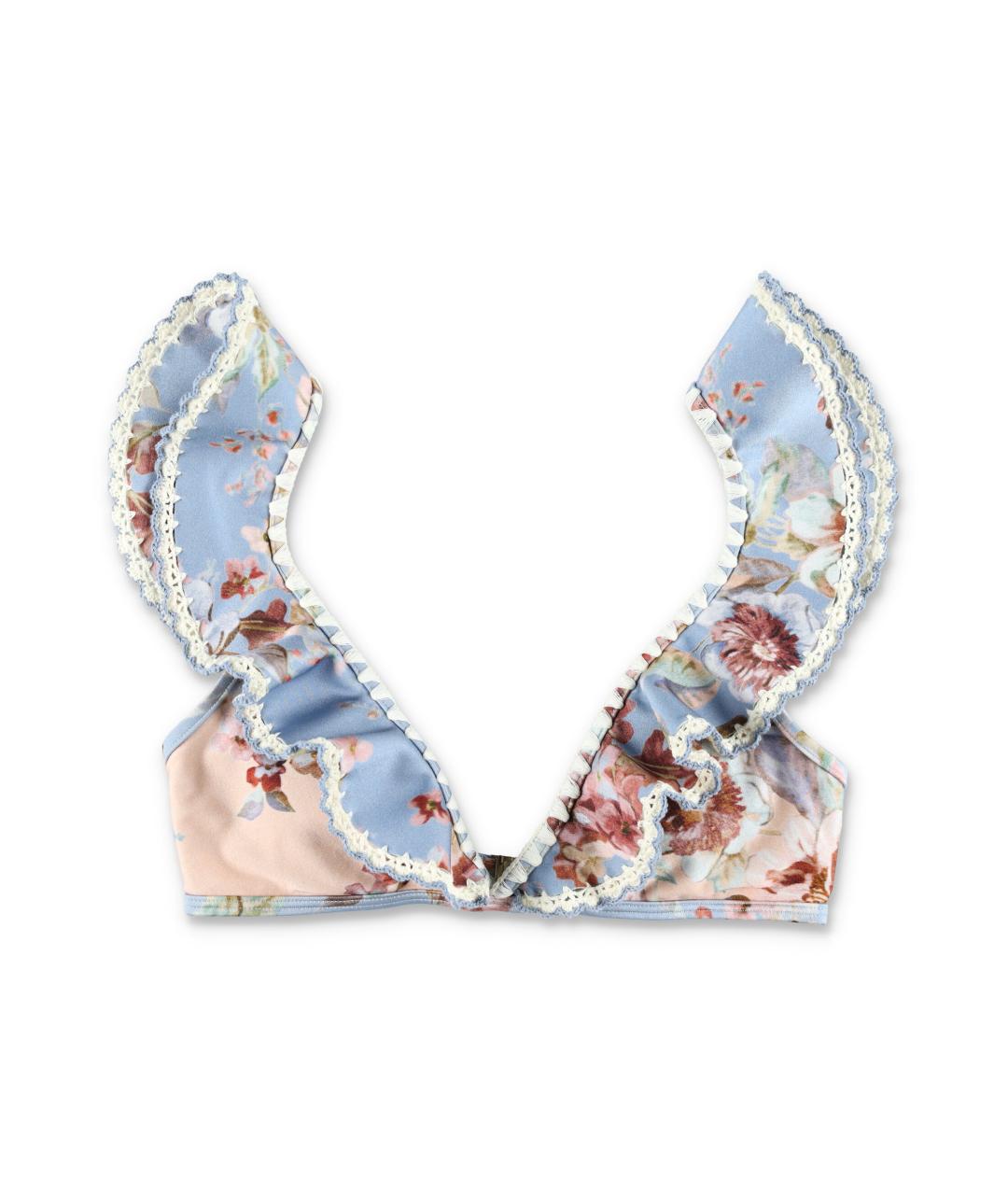 ZIMMERMANN Синий полиамидовый купальник, фото 1