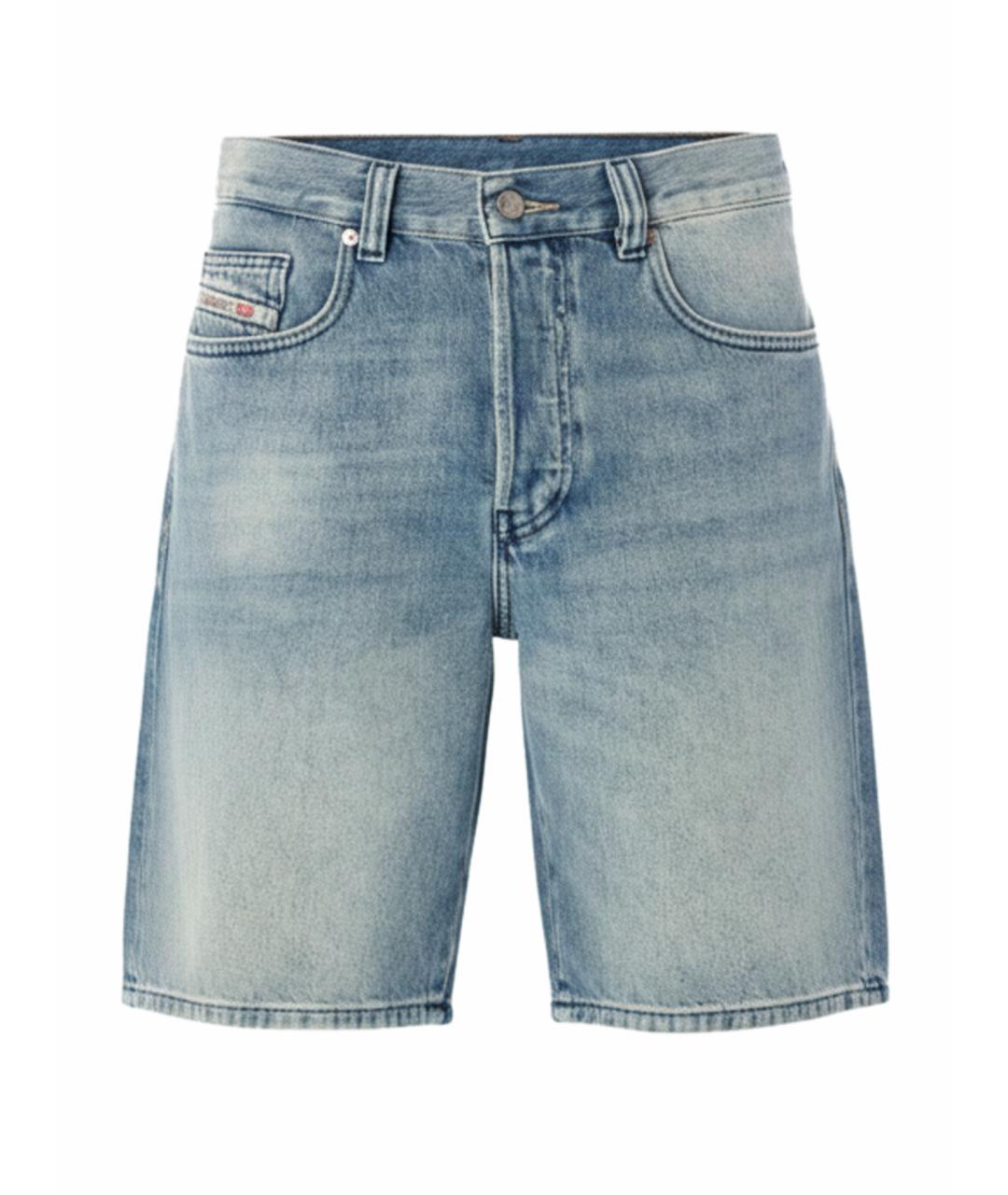 DIESEL Синие хлопковые шорты, фото 1