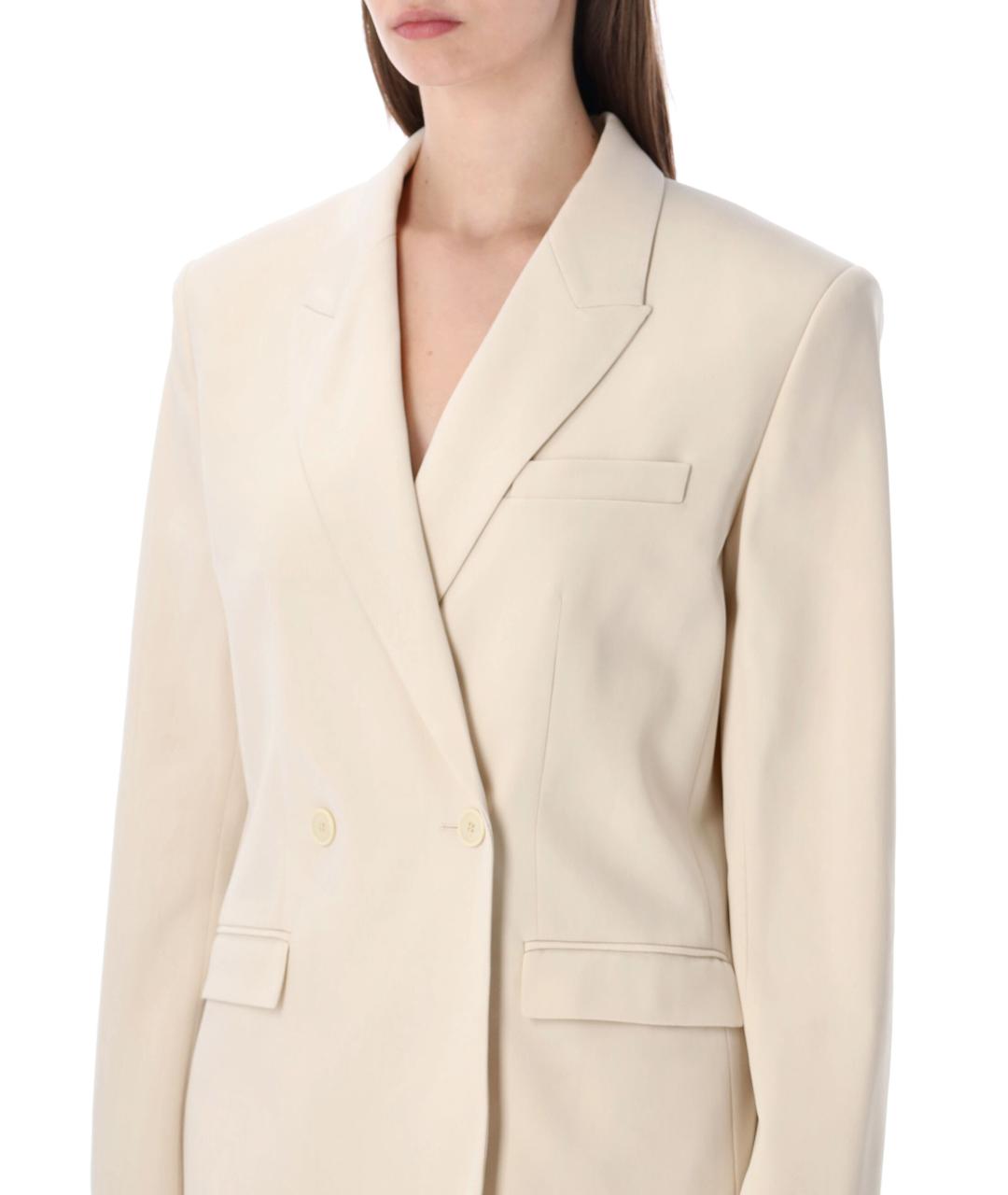 ISABEL MARANT Бежевый ацетатный жакет/пиджак, фото 3