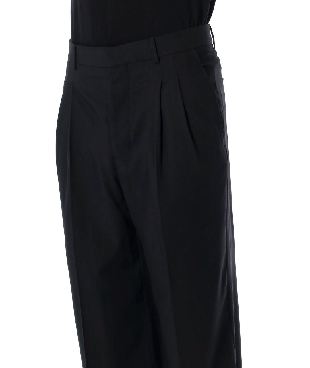 Ami Paris Черные шерстяные повседневные брюки, фото 3