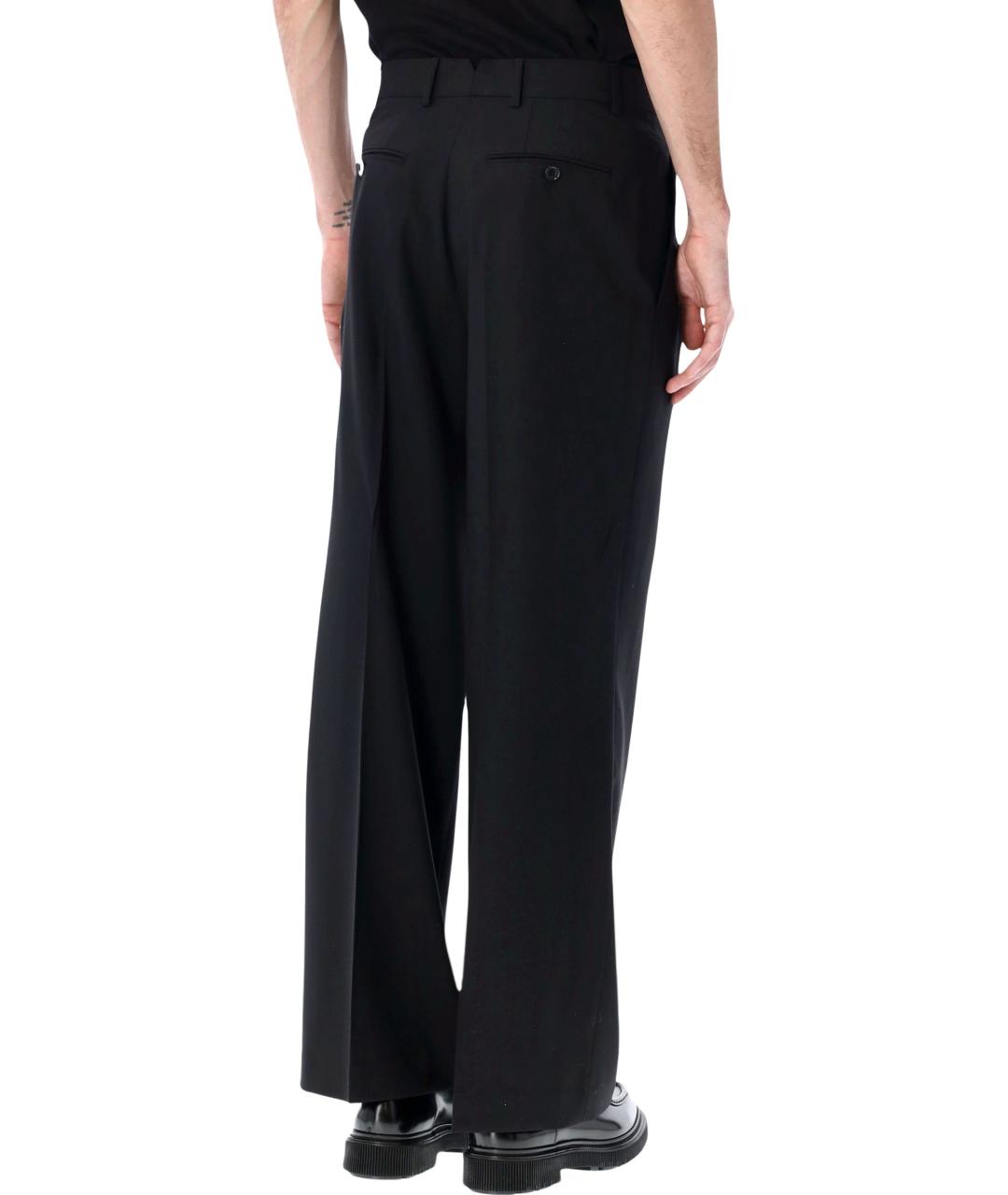 Ami Paris Черные шерстяные повседневные брюки, фото 2