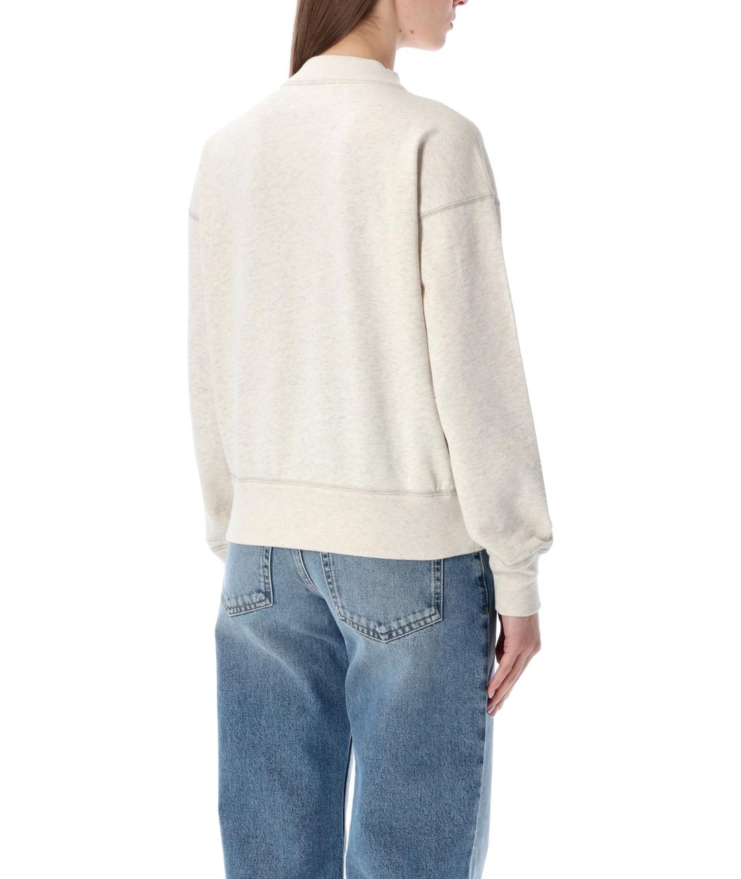 ISABEL MARANT Бежевый хлопковый джемпер / свитер, фото 2