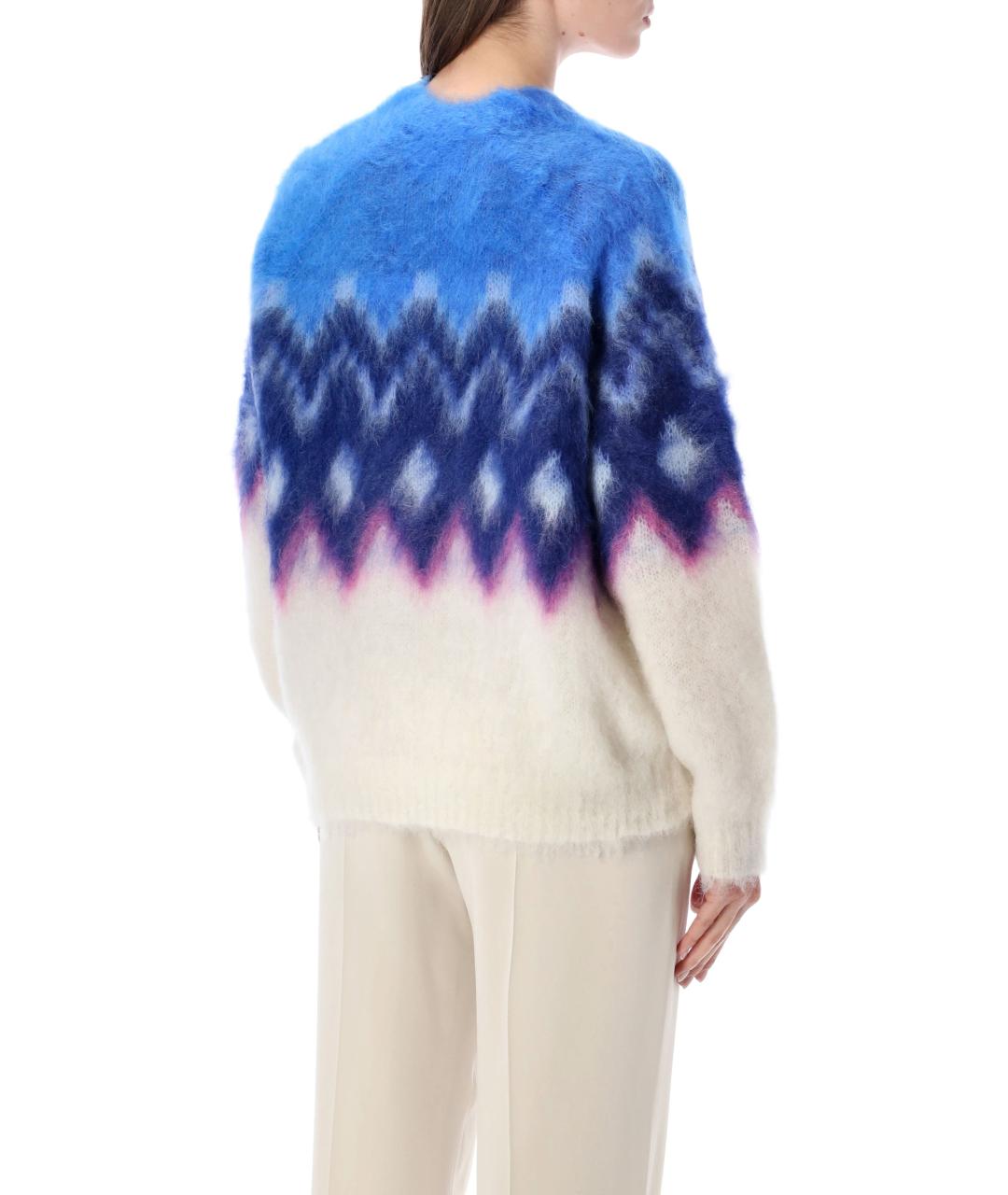 ISABEL MARANT Синий шерстяной джемпер / свитер, фото 2