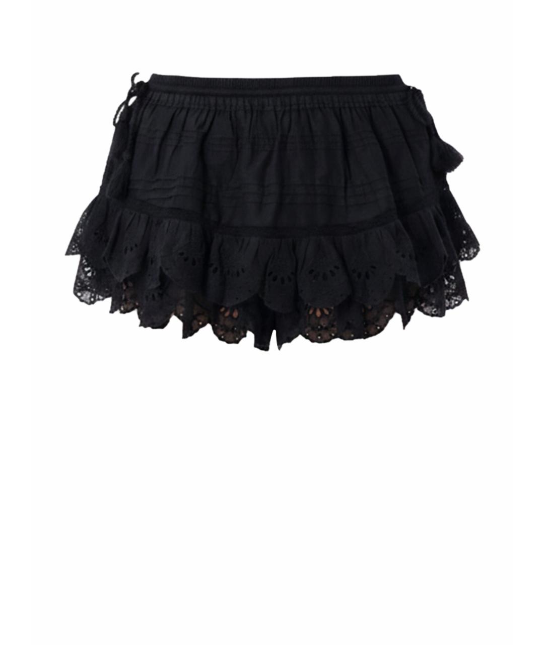 ISABEL MARANT Черные хлопковые шорты, фото 1