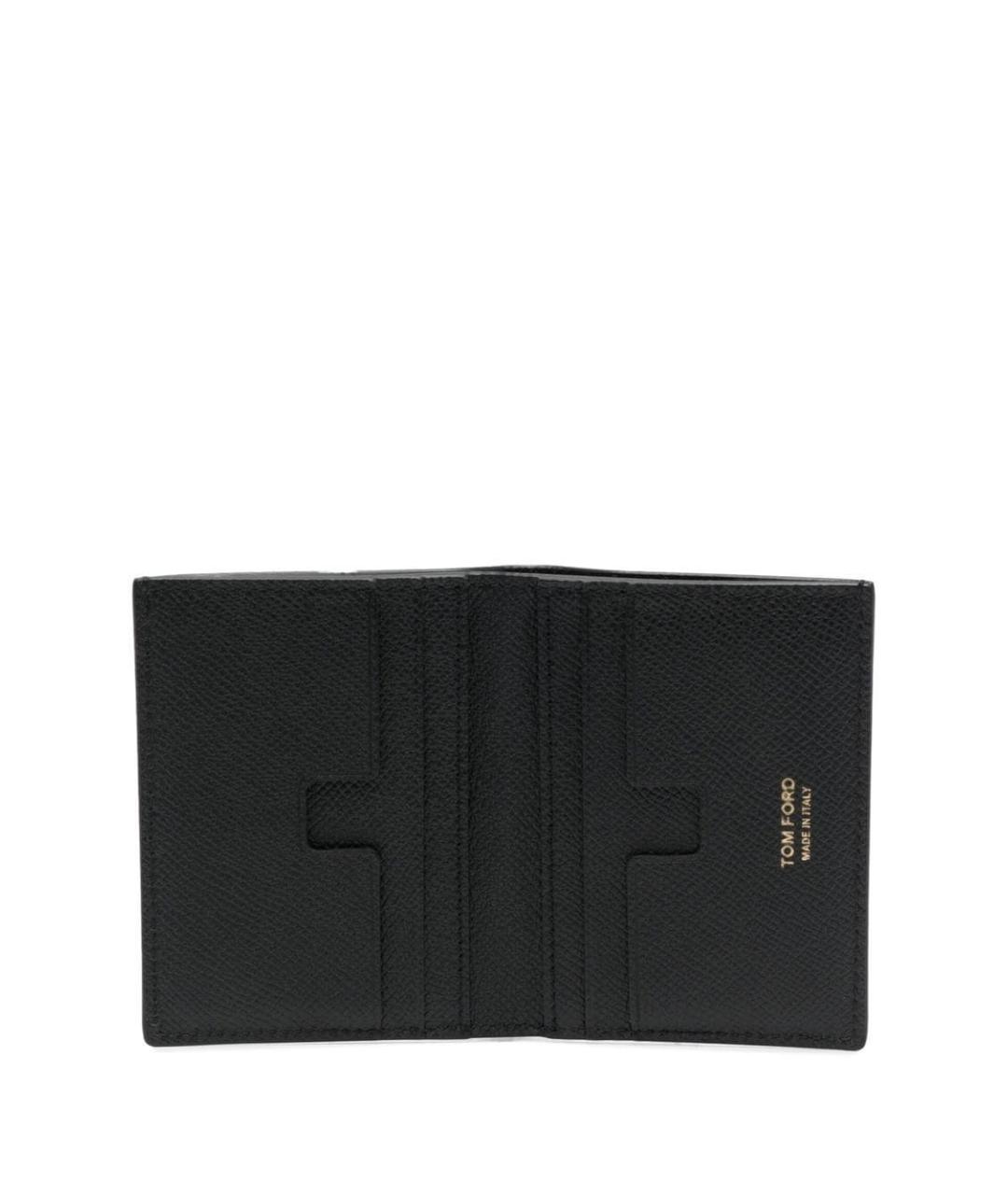 TOM FORD Черный кожаный кардхолдер, фото 2