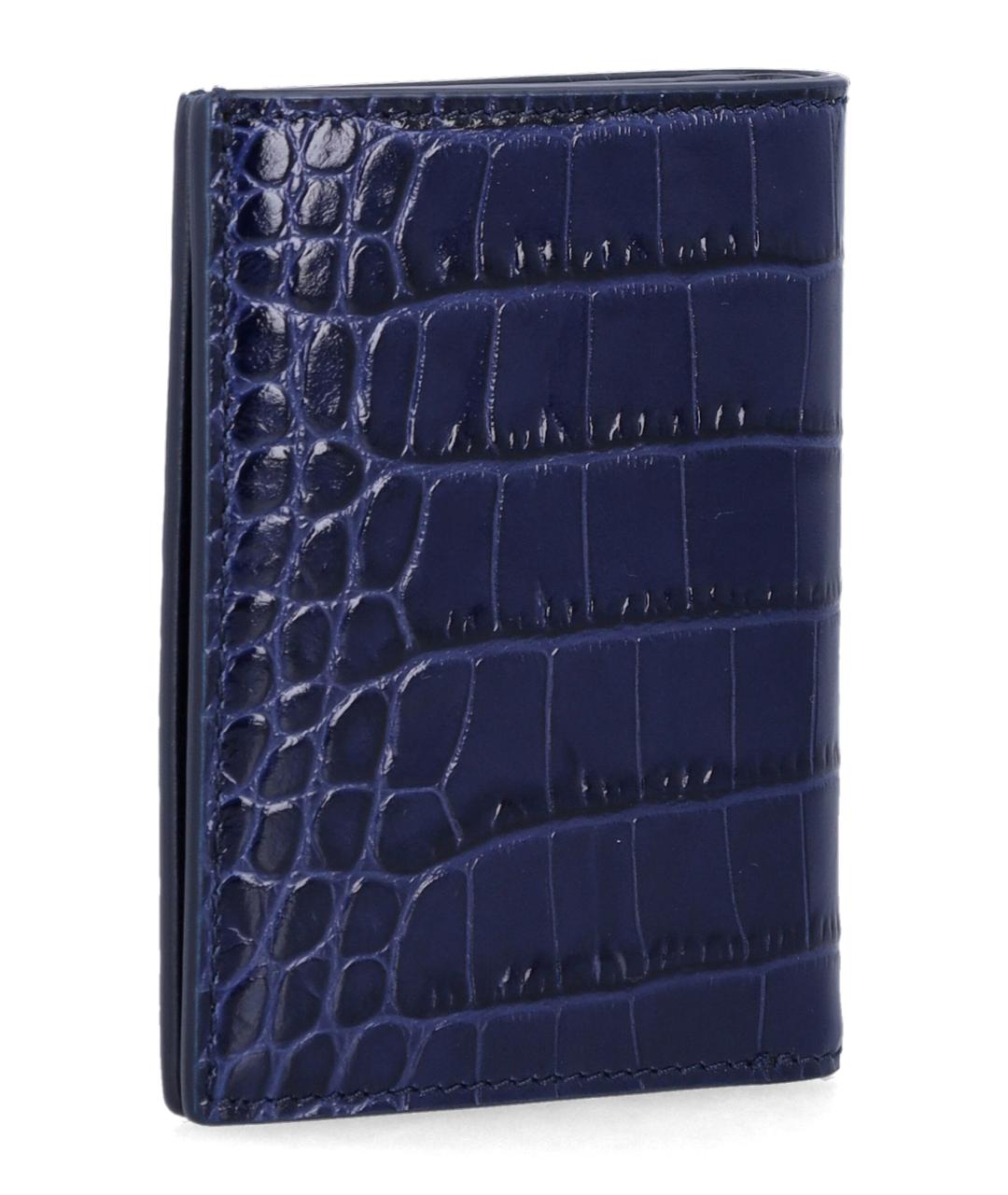 TOM FORD Синий кожаный кардхолдер, фото 2