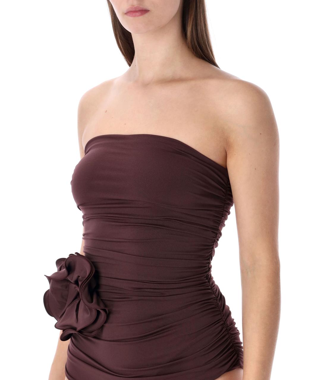 MAGDA BUTRYM Бордовый полиамидовый купальник, фото 3