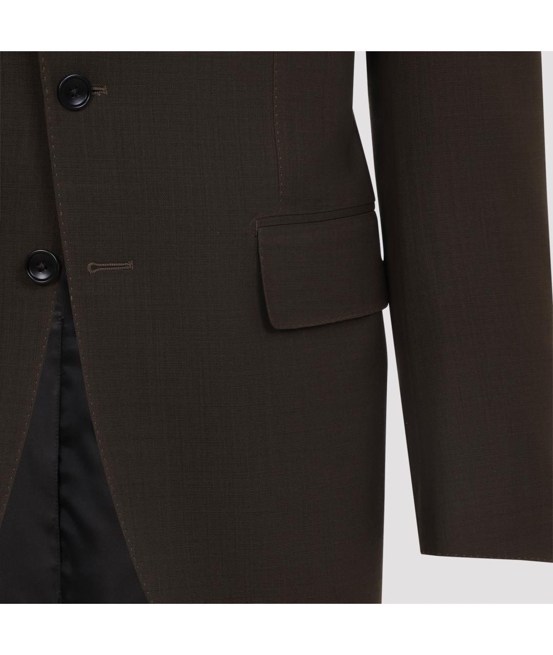 TOM FORD Коричневый шерстяной пиджак, фото 4