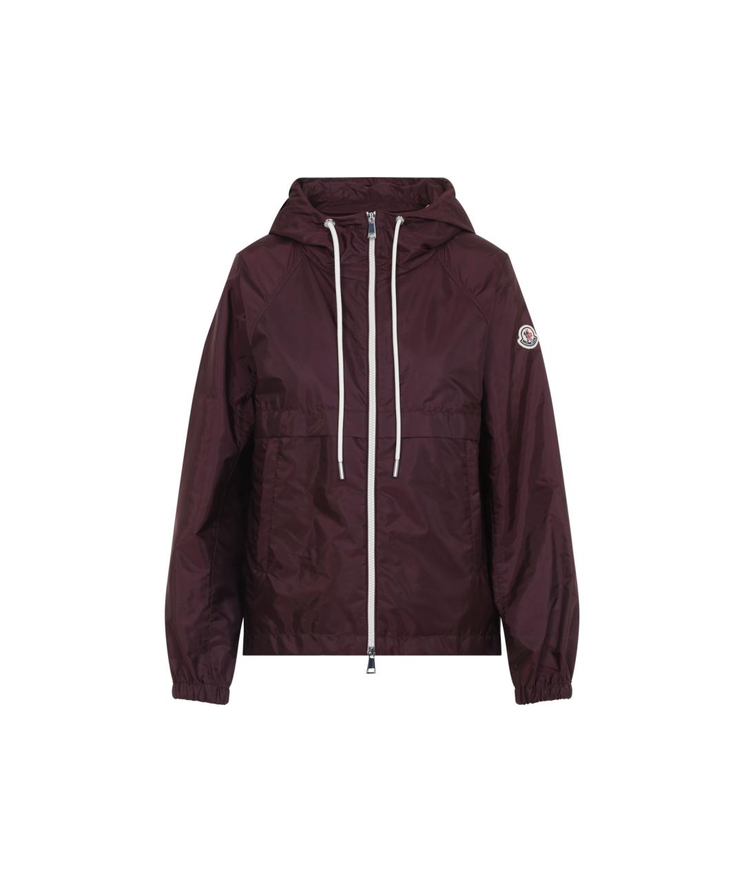 MONCLER Красная полиамидовая куртка, фото 1