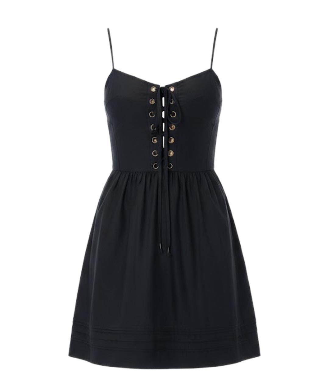 ISABEL MARANT Черное хлопковое повседневное платье, фото 4