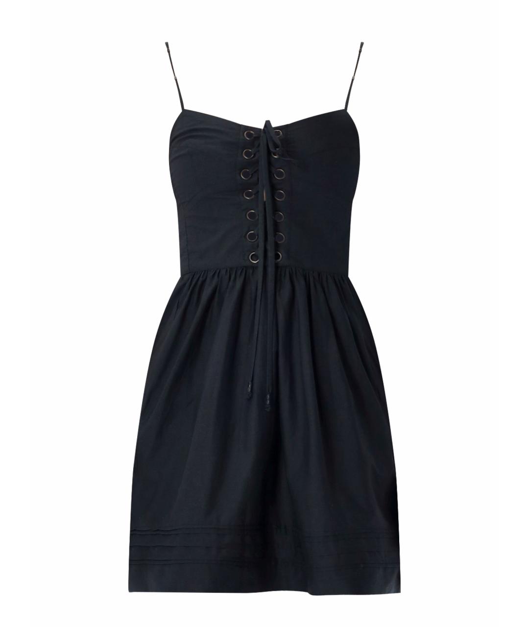 ISABEL MARANT Черное хлопковое повседневное платье, фото 1