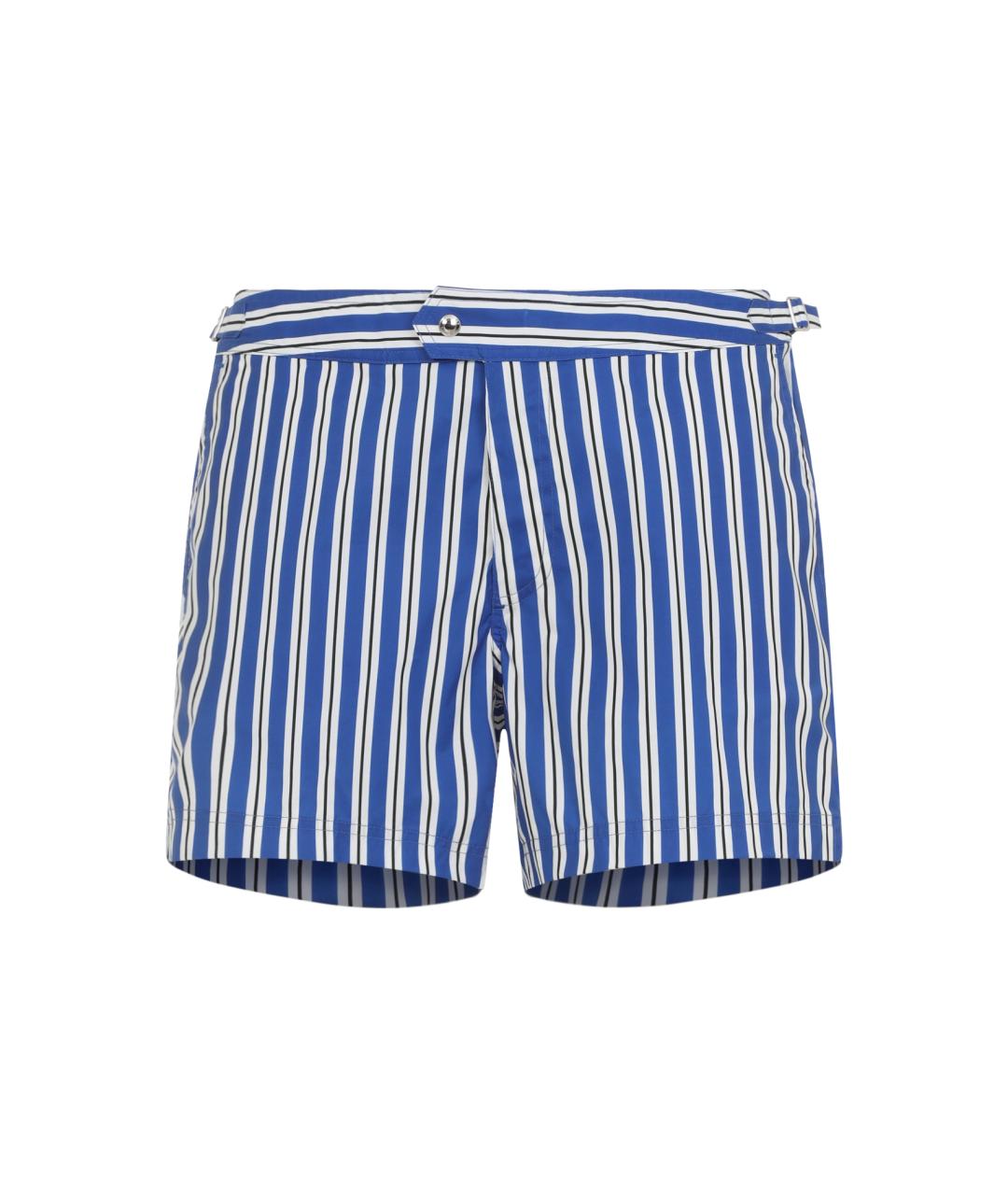 TOM FORD Синие полиэстеровые плавки, фото 1