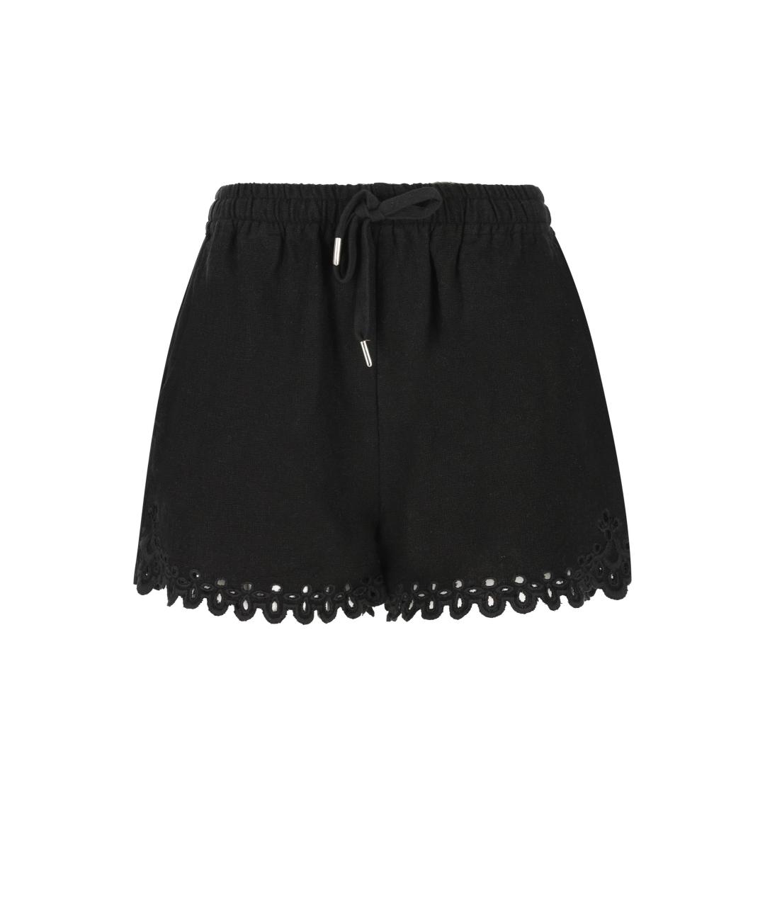 ISABEL MARANT Черные хлопковые шорты, фото 1