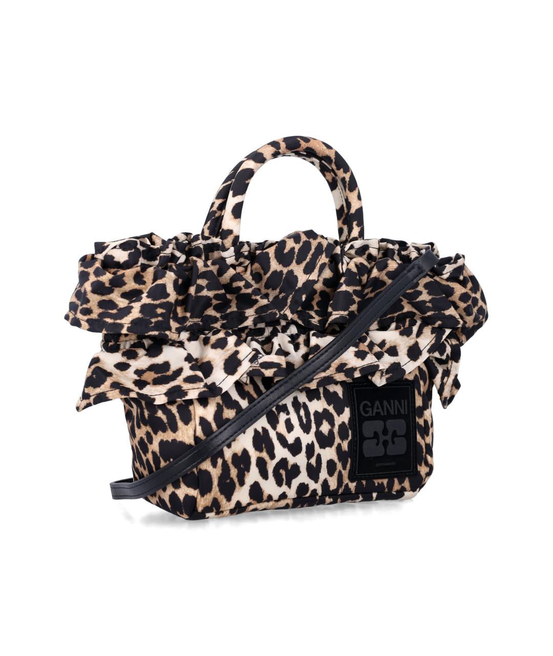 GANNI Мульти синтетическая сумка с короткими ручками, фото 2