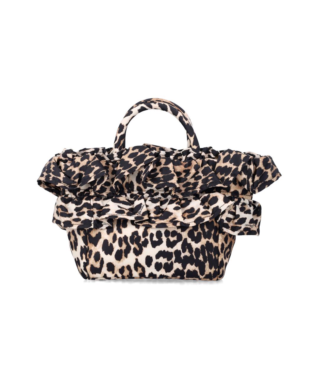 GANNI Мульти синтетическая сумка с короткими ручками, фото 3