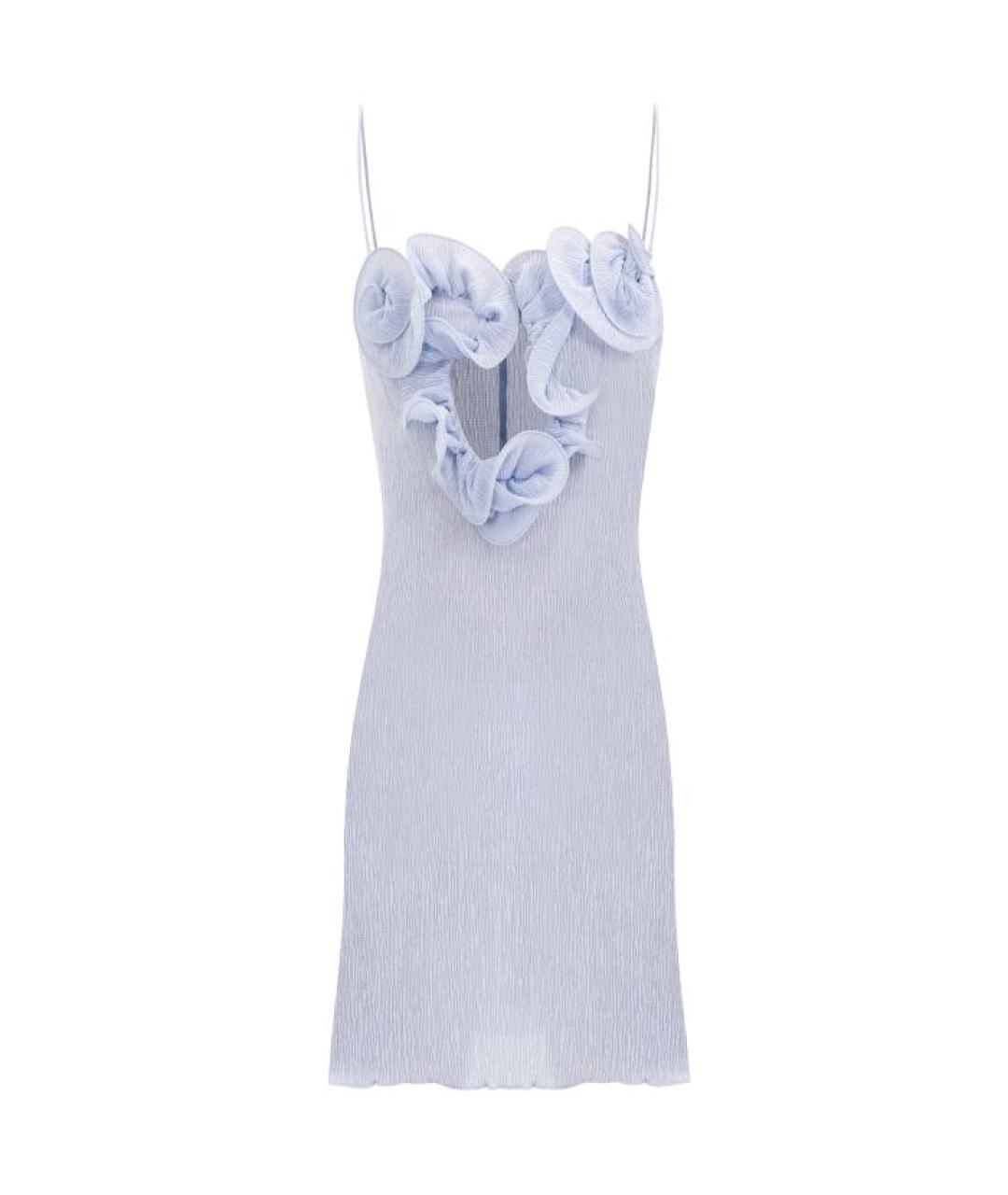 MAGDA BUTRYM Голубое полиэстеровое повседневное платье, фото 1