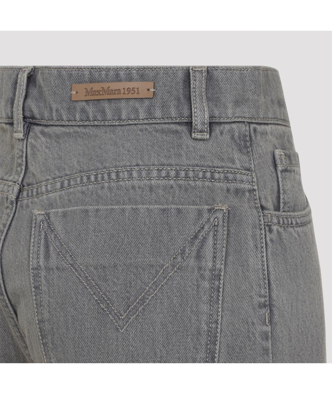 MAX MARA Хлопковые прямые джинсы, фото 4