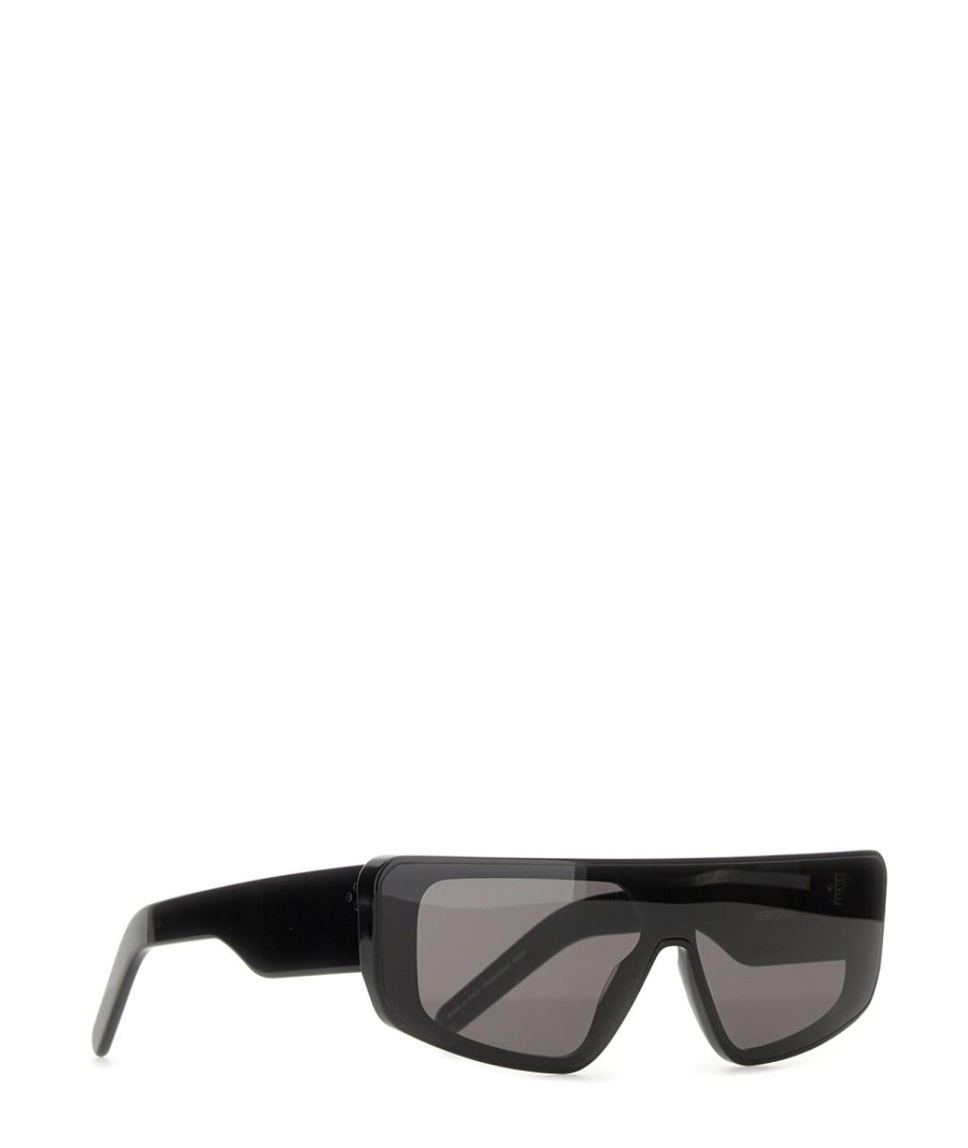 RICK OWENS Черные пластиковые солнцезащитные очки, фото 1