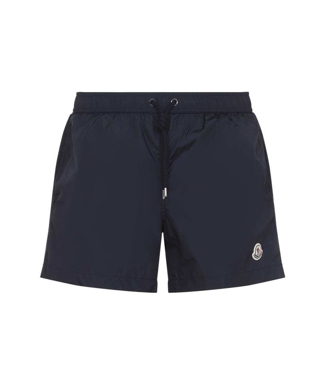 MONCLER Синие полиамидовые плавки, фото 1