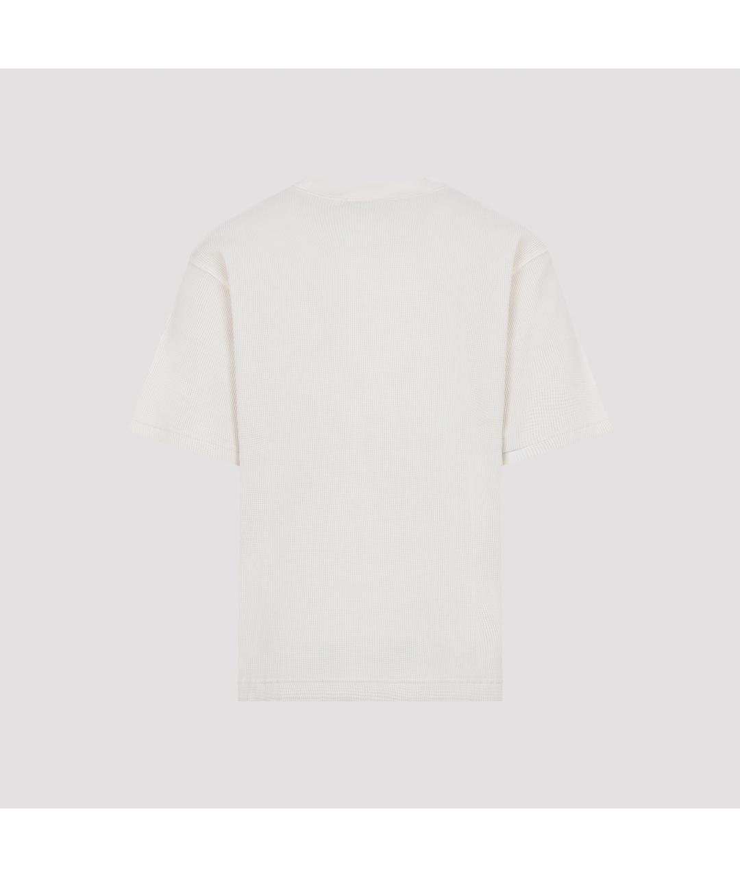 CARHARTT WIP Бежевая хлопковая футболка, фото 3