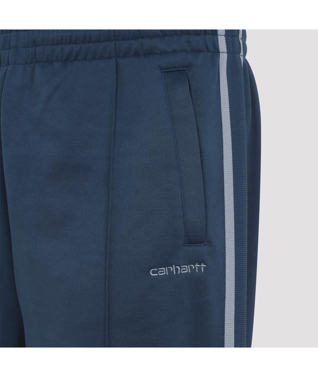CARHARTT WIP Синие полиэстеровые повседневные брюки, фото 3