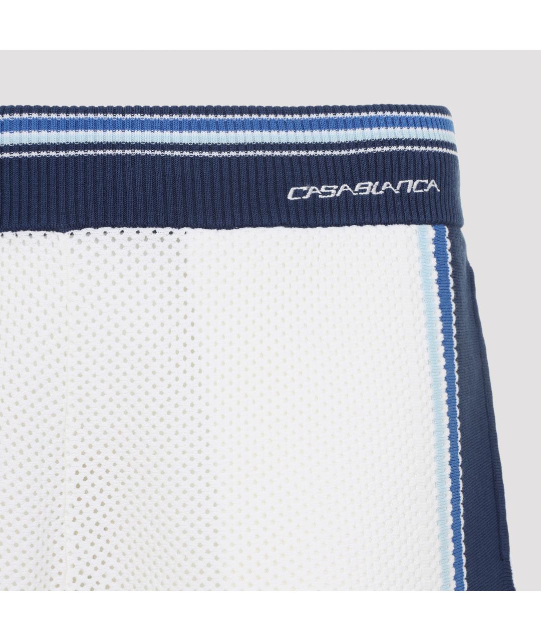 CASABLANCA Белые хлопковые шорты, фото 3