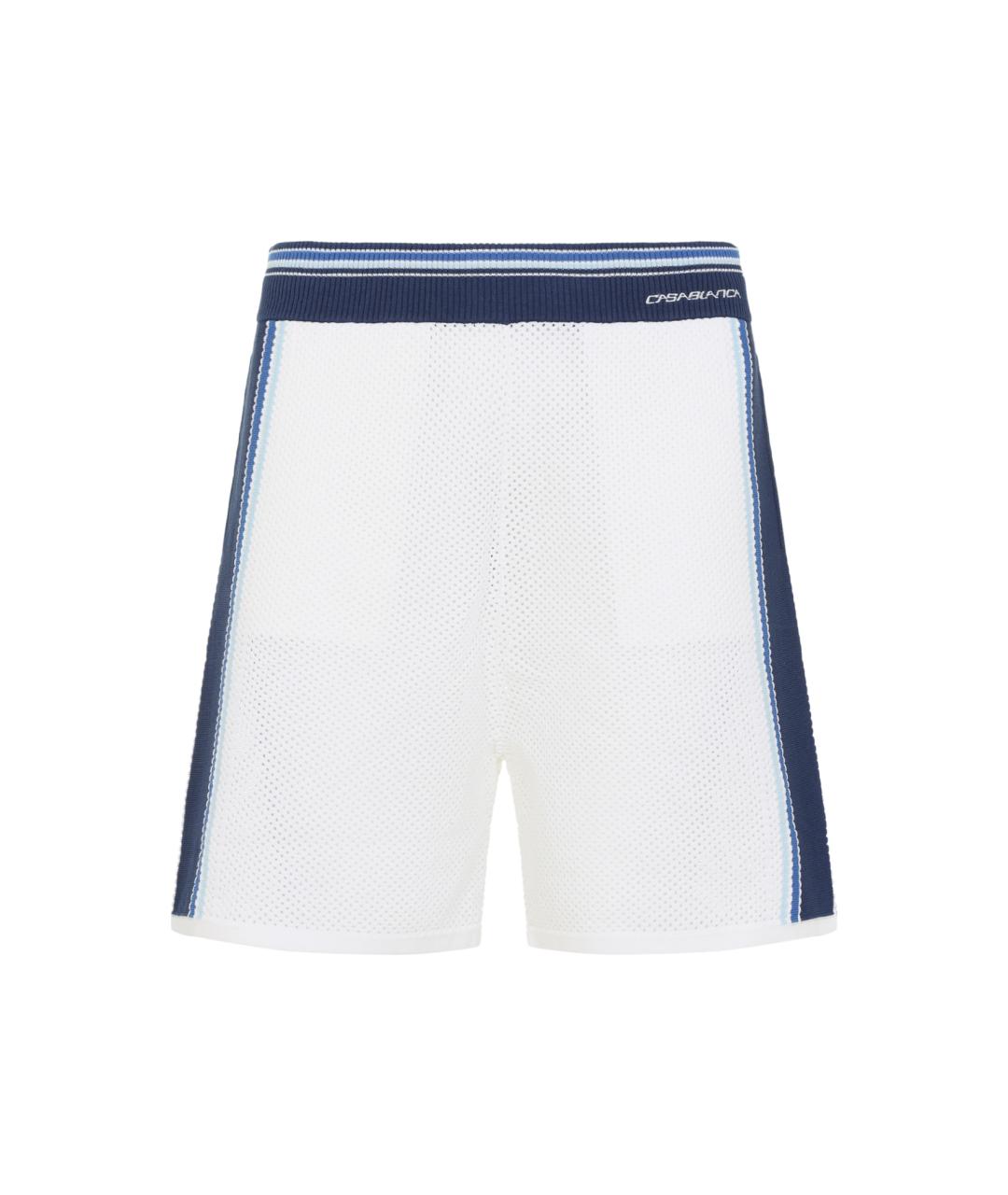 CASABLANCA Белые хлопковые шорты, фото 1