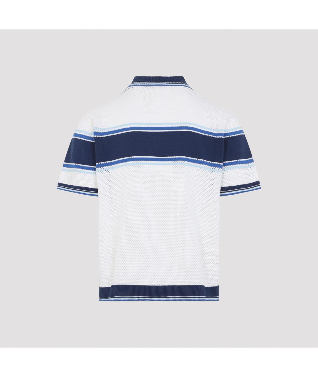 CASABLANCA Белая хлопковая футболка, фото 2