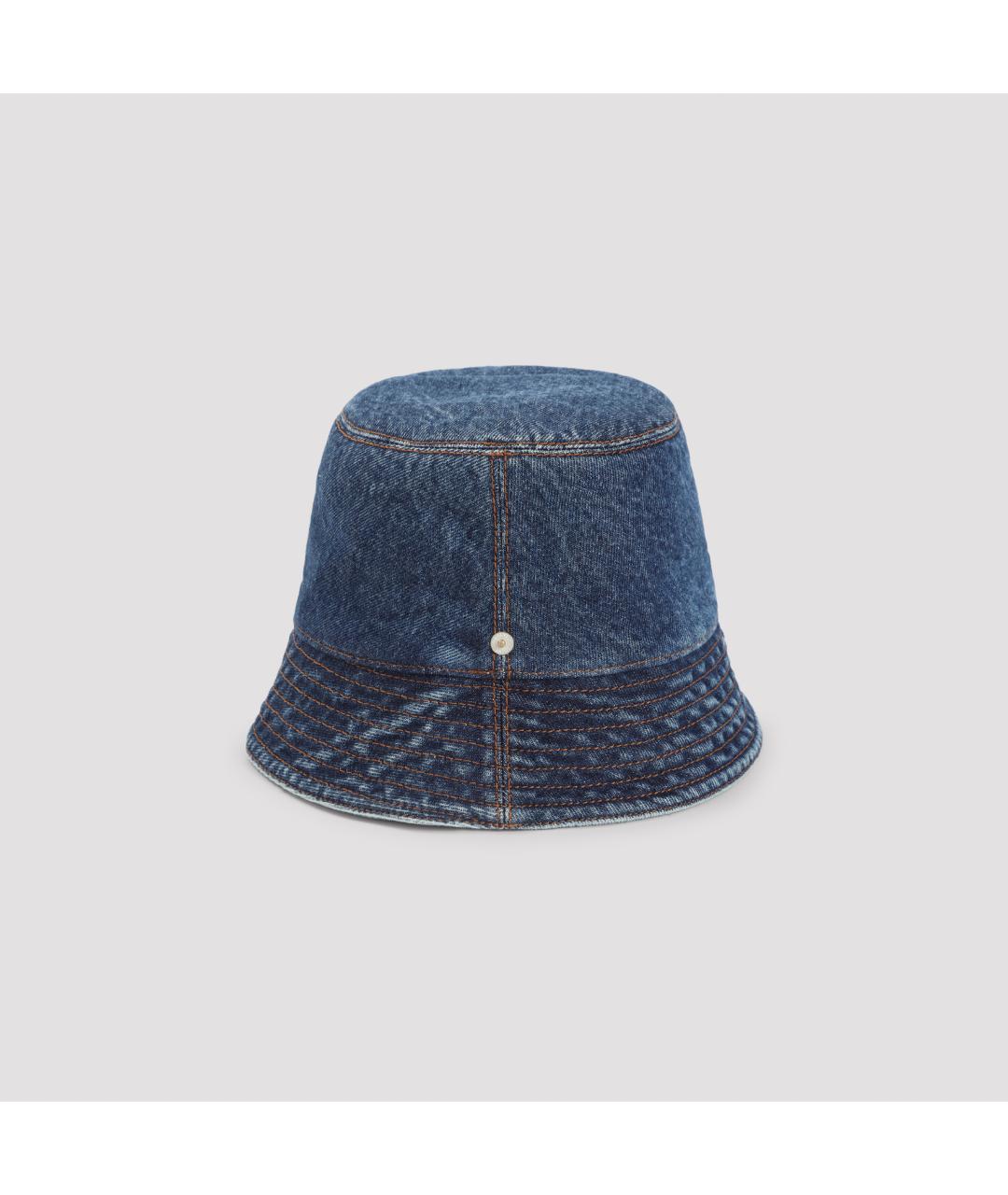 LOEWE Синяя кожаная панама, фото 3