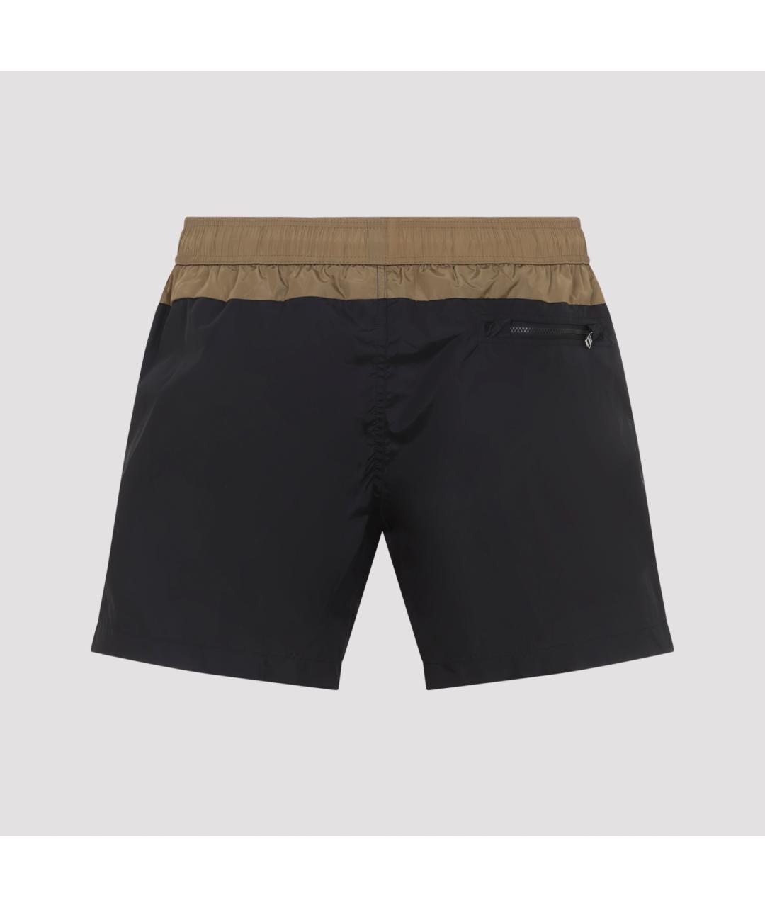 MONCLER Черные полиамидовые плавки, фото 2