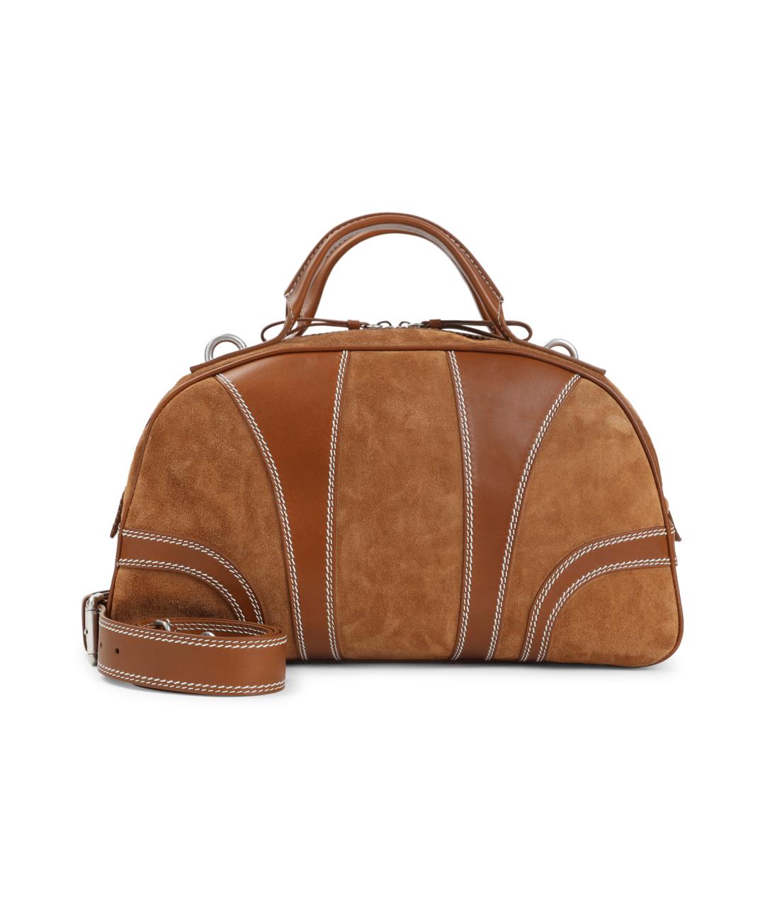 DRIES VAN NOTEN Коричневая кожаная сумка на плечо, фото 1