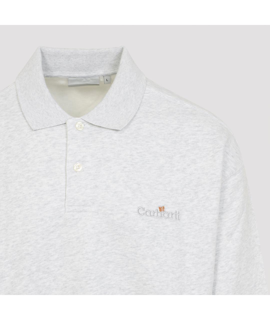 CARHARTT WIP Серый хлопковый джемпер / свитер, фото 4