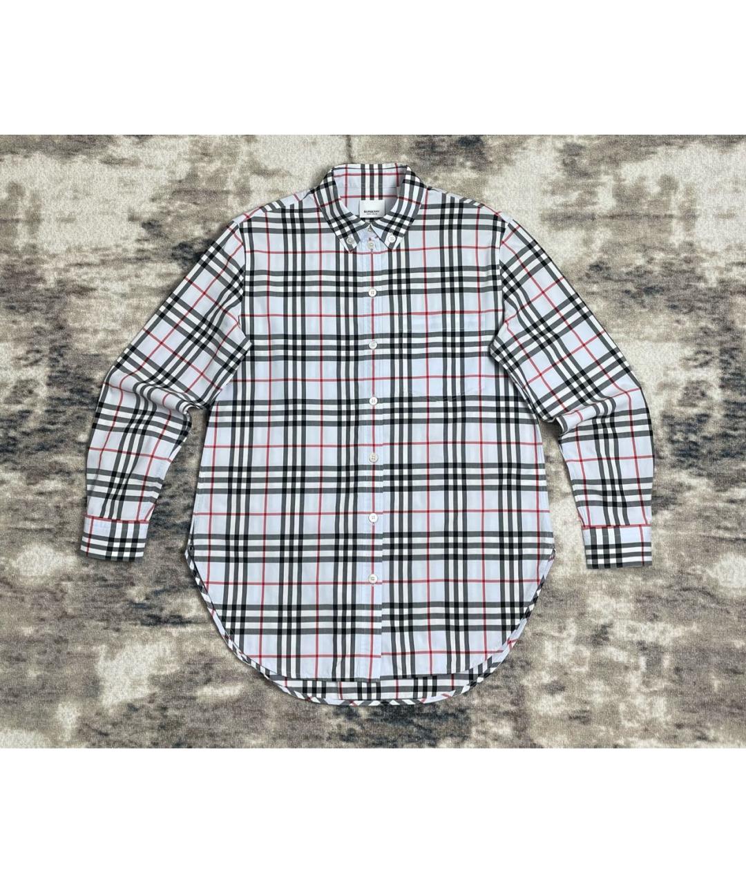 BURBERRY Голубая хлопковая рубашка, фото 2