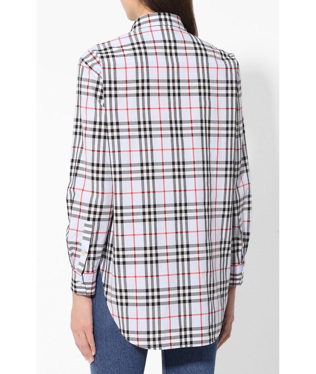 BURBERRY Голубая хлопковая рубашка, фото 5