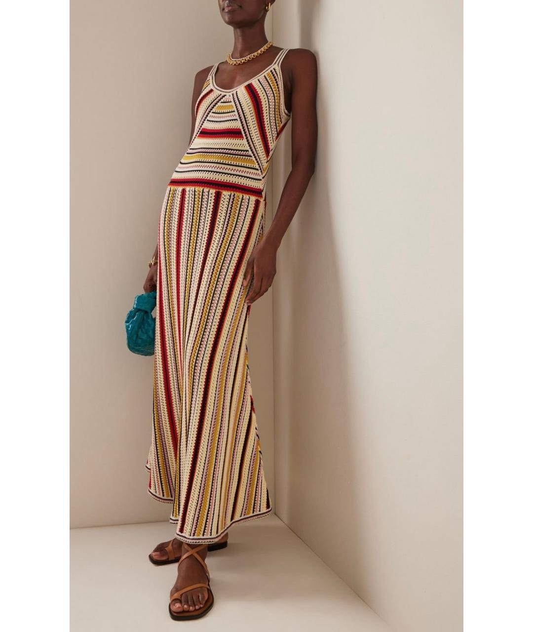 ZIMMERMANN Желтое хлопковое коктейльное платье, фото 3