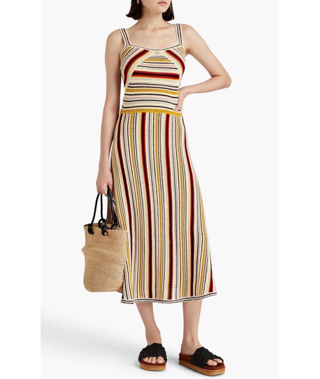 ZIMMERMANN Желтое хлопковое коктейльное платье, фото 7