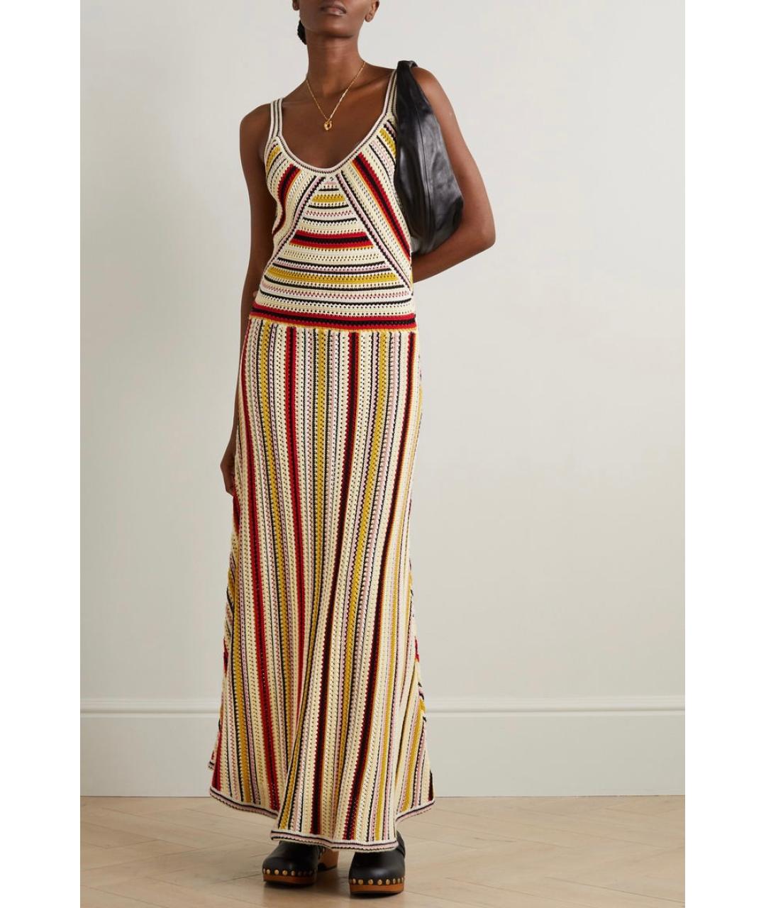 ZIMMERMANN Желтое хлопковое коктейльное платье, фото 5