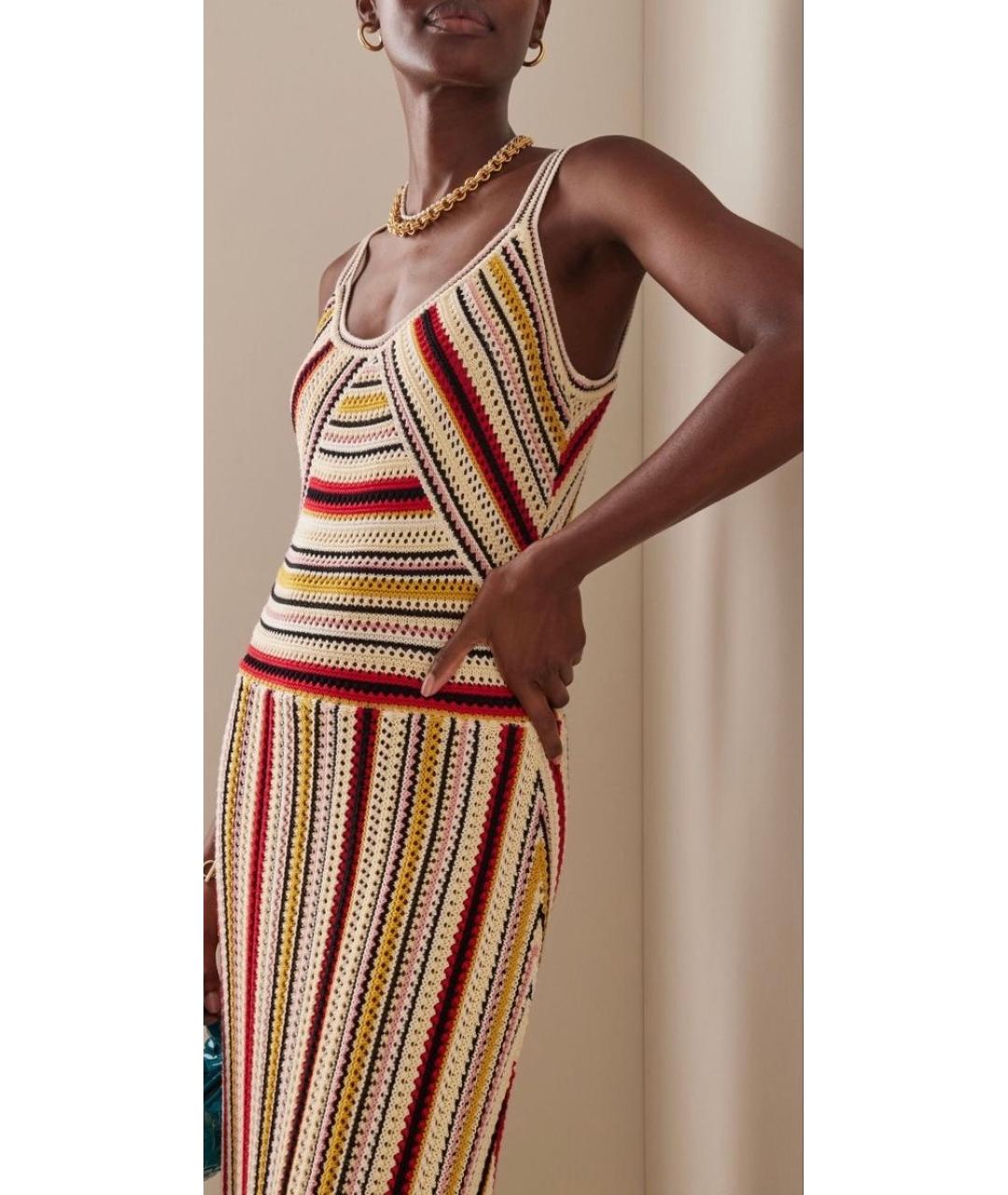 ZIMMERMANN Желтое хлопковое коктейльное платье, фото 2