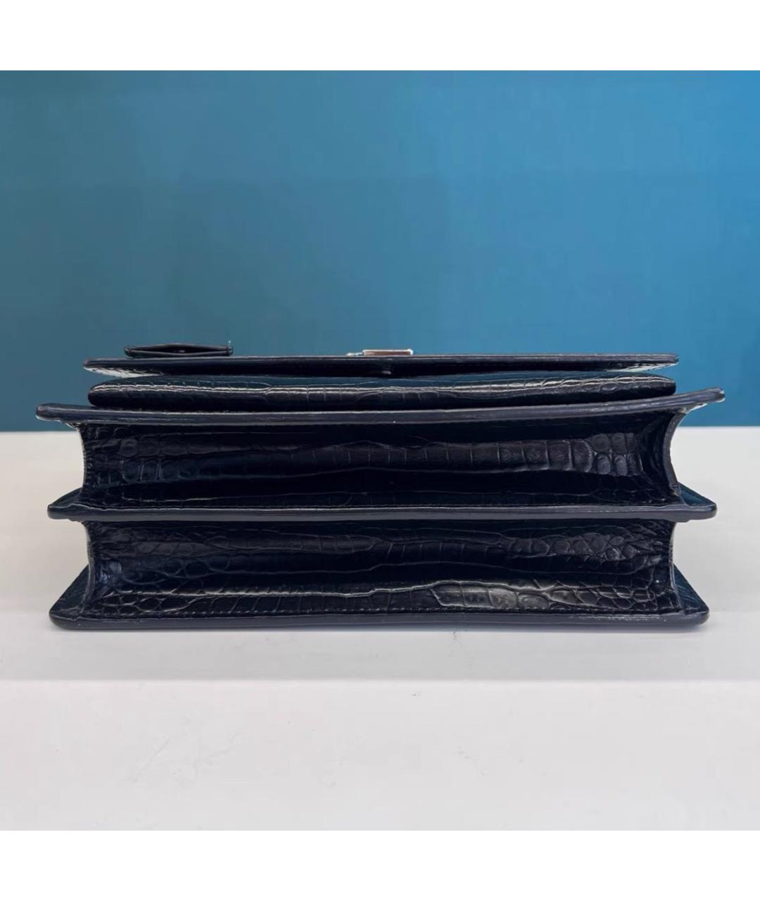 SAINT LAURENT Черная сумка через плечо, фото 5