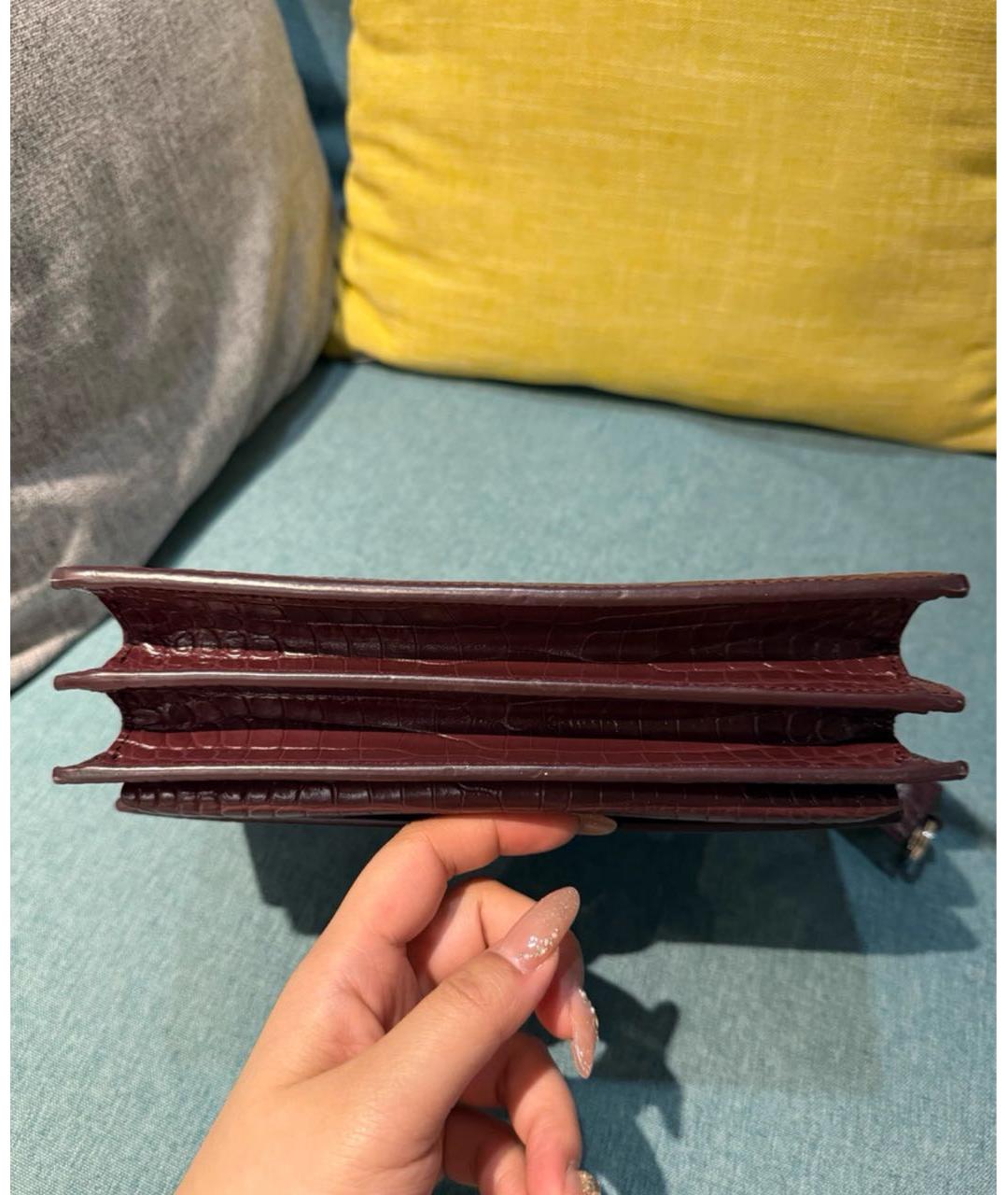 SAINT LAURENT Красная сумка через плечо, фото 4