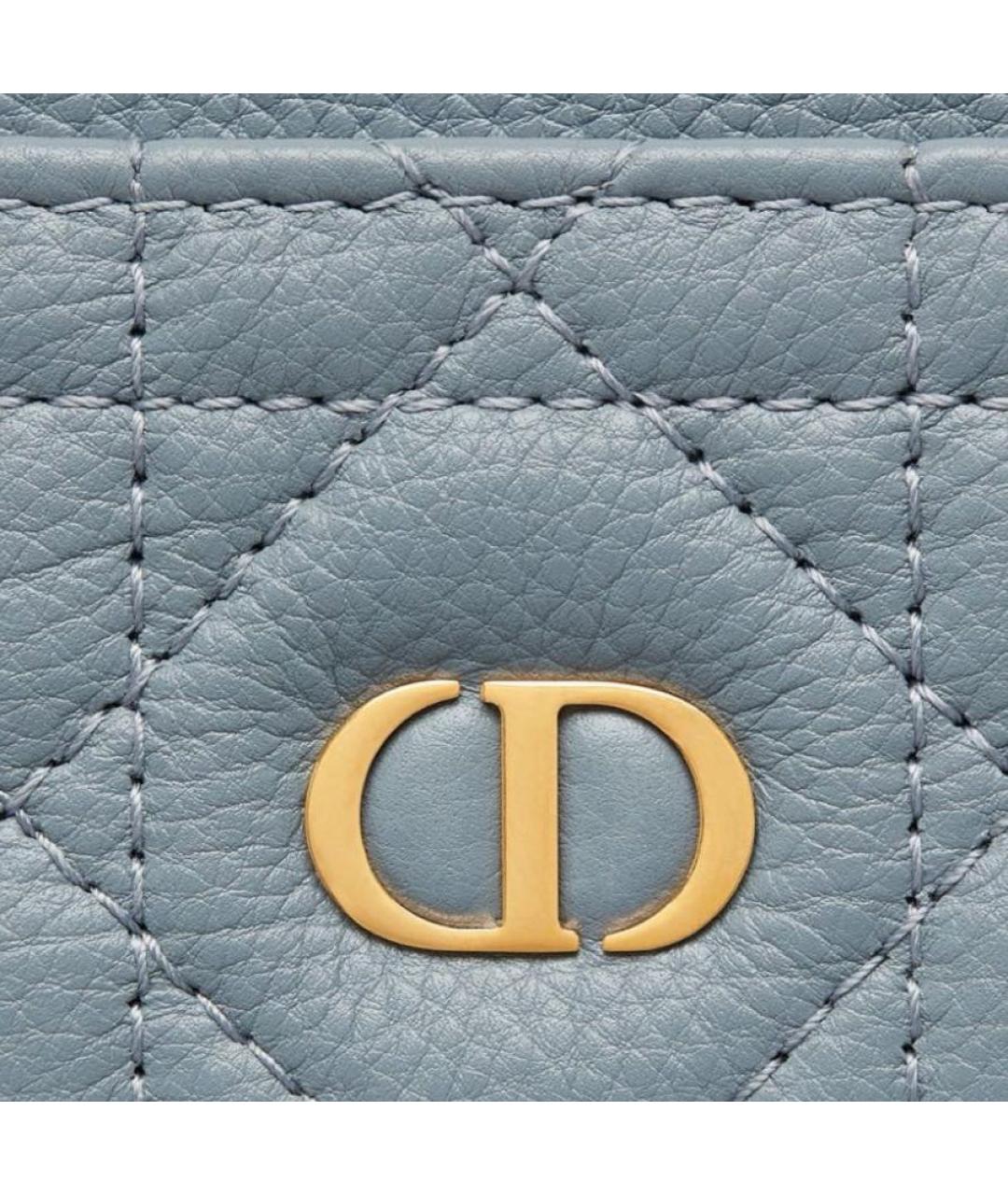 CHRISTIAN DIOR Голубой кардхолдер, фото 2