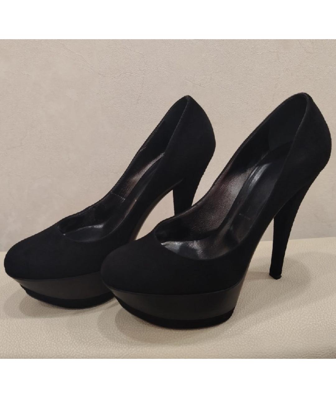 CASADEI Черные замшевые туфли, фото 2