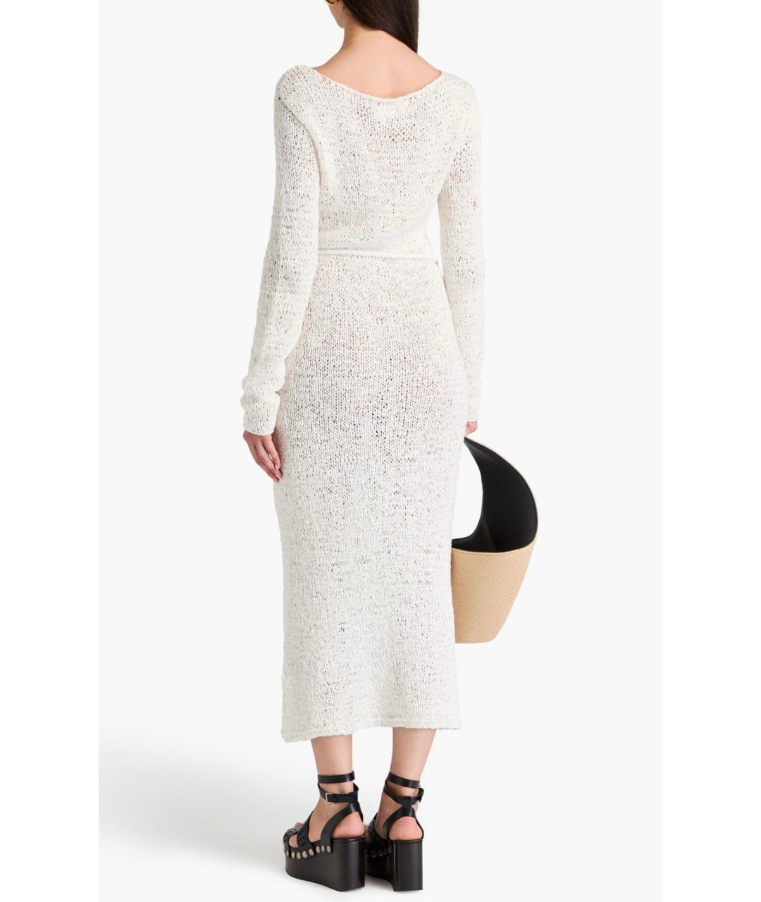 ZIMMERMANN Белое хлопковое коктейльное платье, фото 3