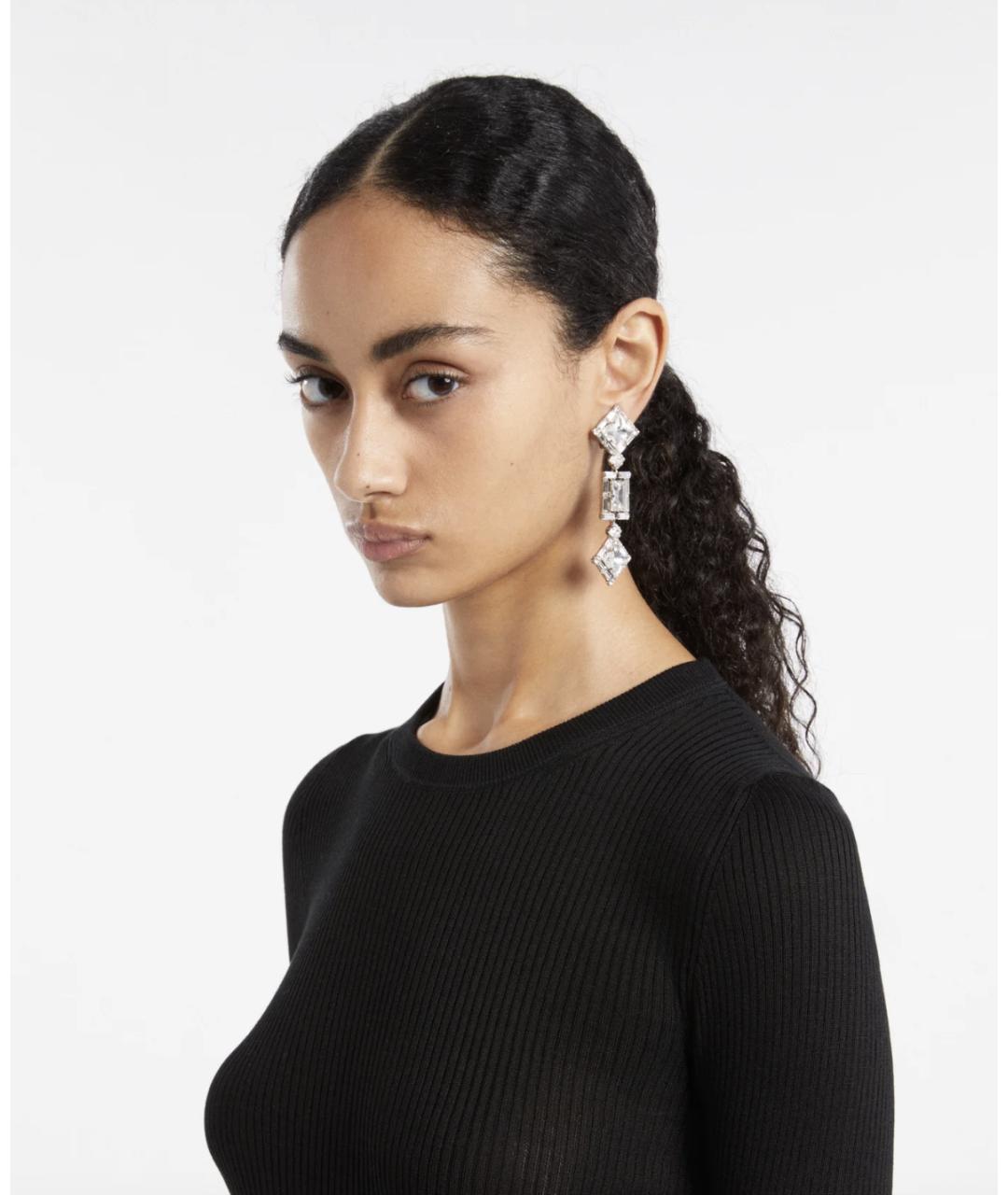 ALESSANDRA RICH Серебряные металлические серьги, фото 2