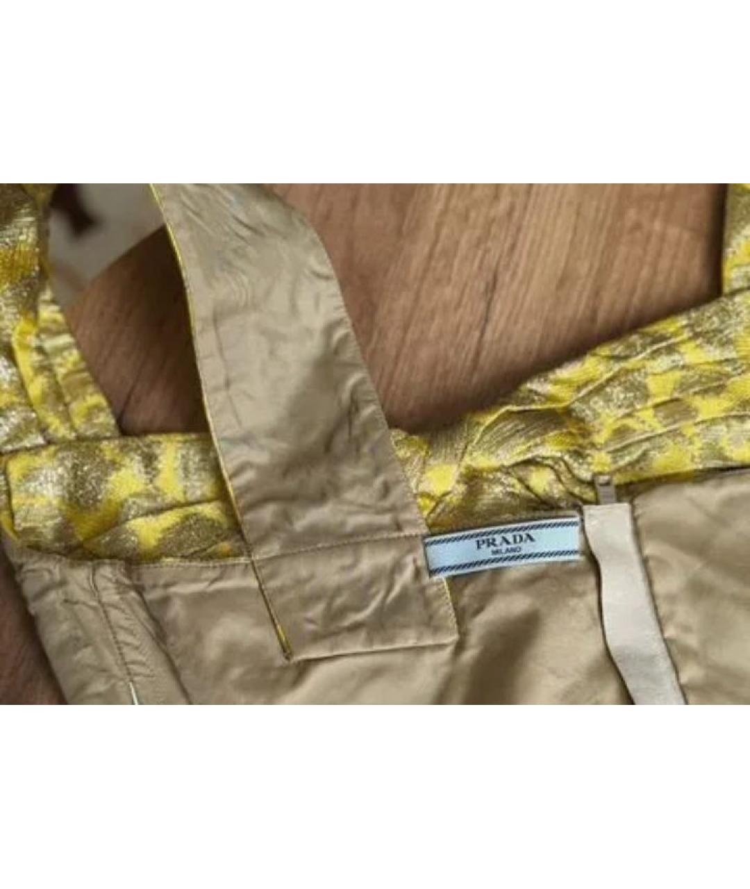 PRADA Золотая блузы, фото 8