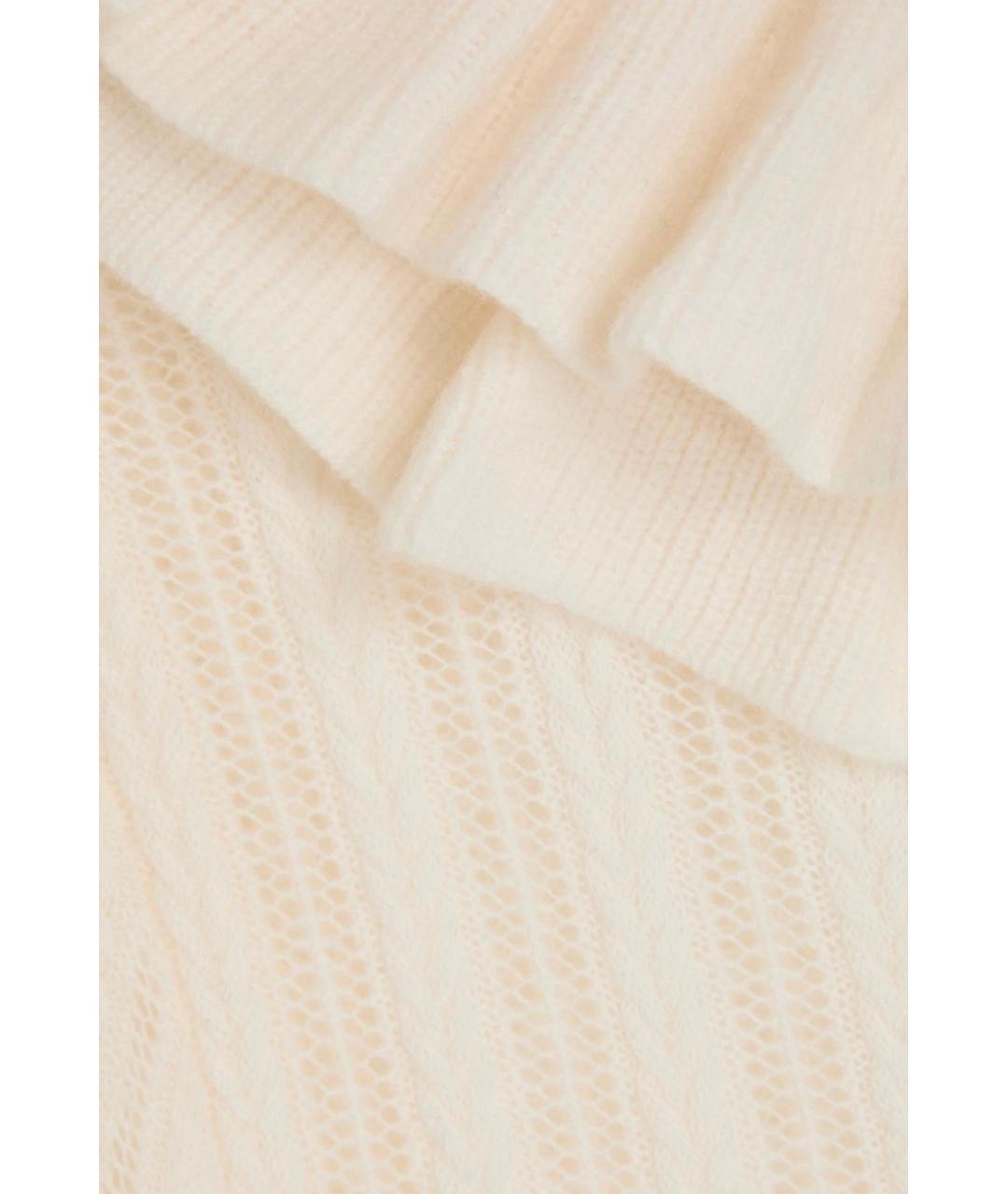 ZIMMERMANN Бежевое шерстяное коктейльное платье, фото 4